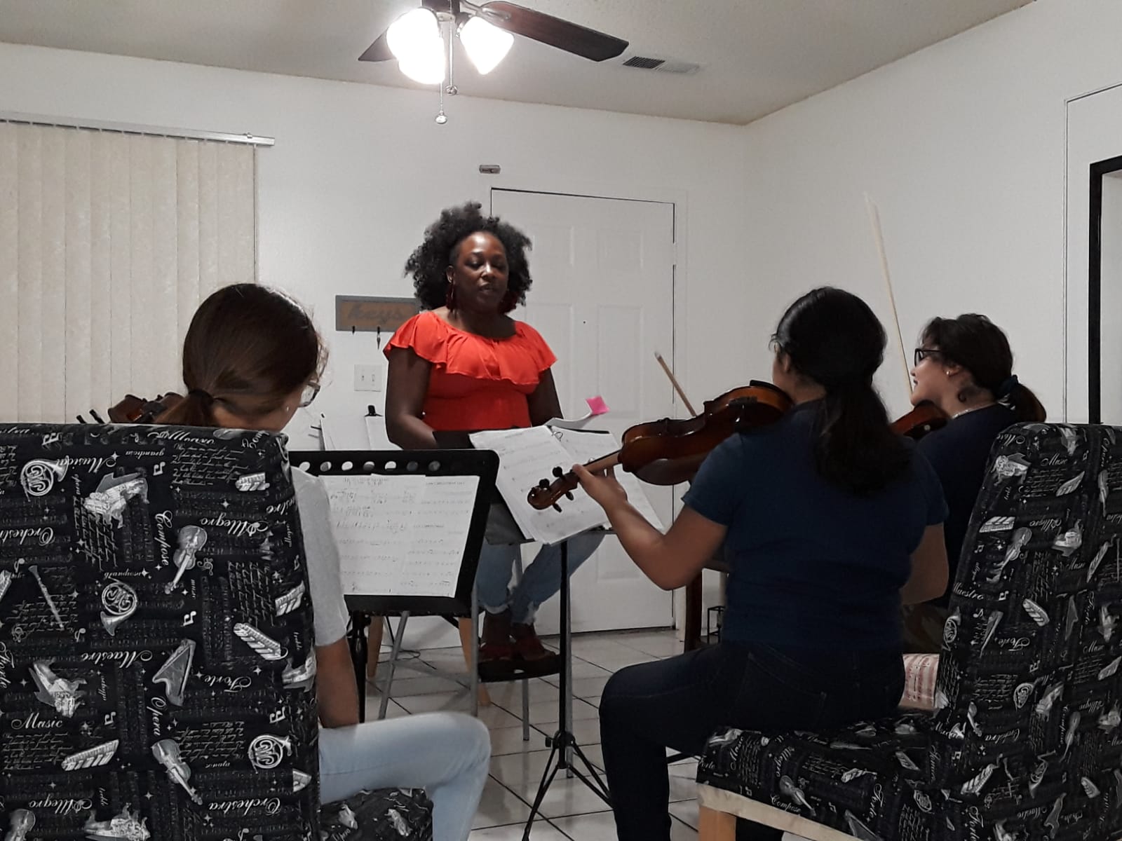Violin lesson